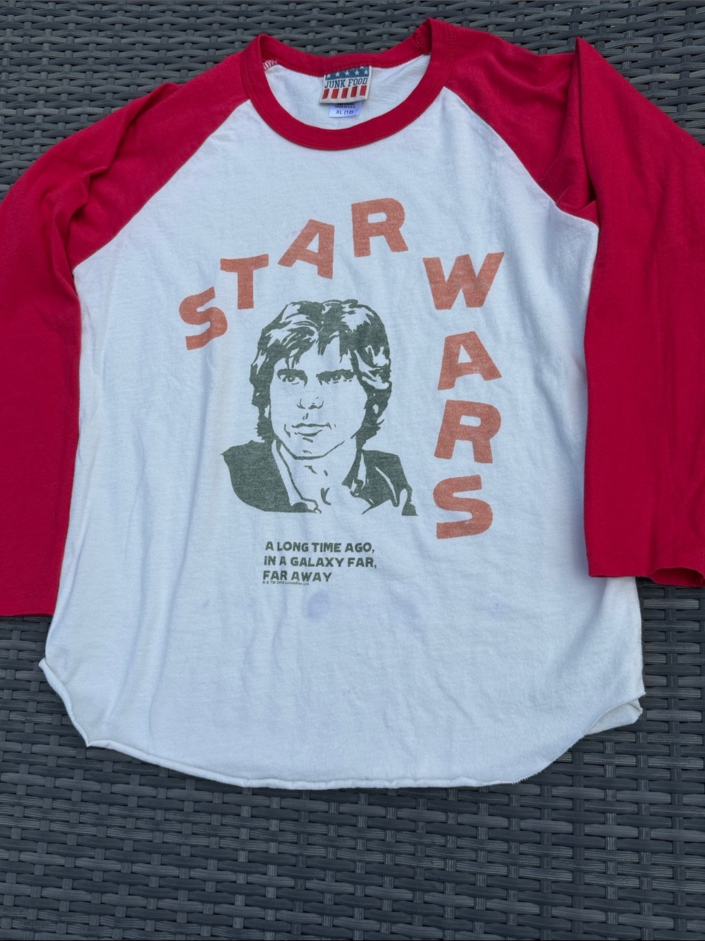 Vintage Junk Food Star Wars Raglan Tee